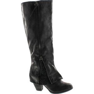 Not Rated Sassy Classy Black Womens boots 7.5 NEW